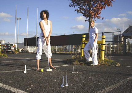 Urban Croquet - eine Idee aus der HBK, die dem aus der Mode geratenen Croquetspiel neues Leben einhaucht. HBK